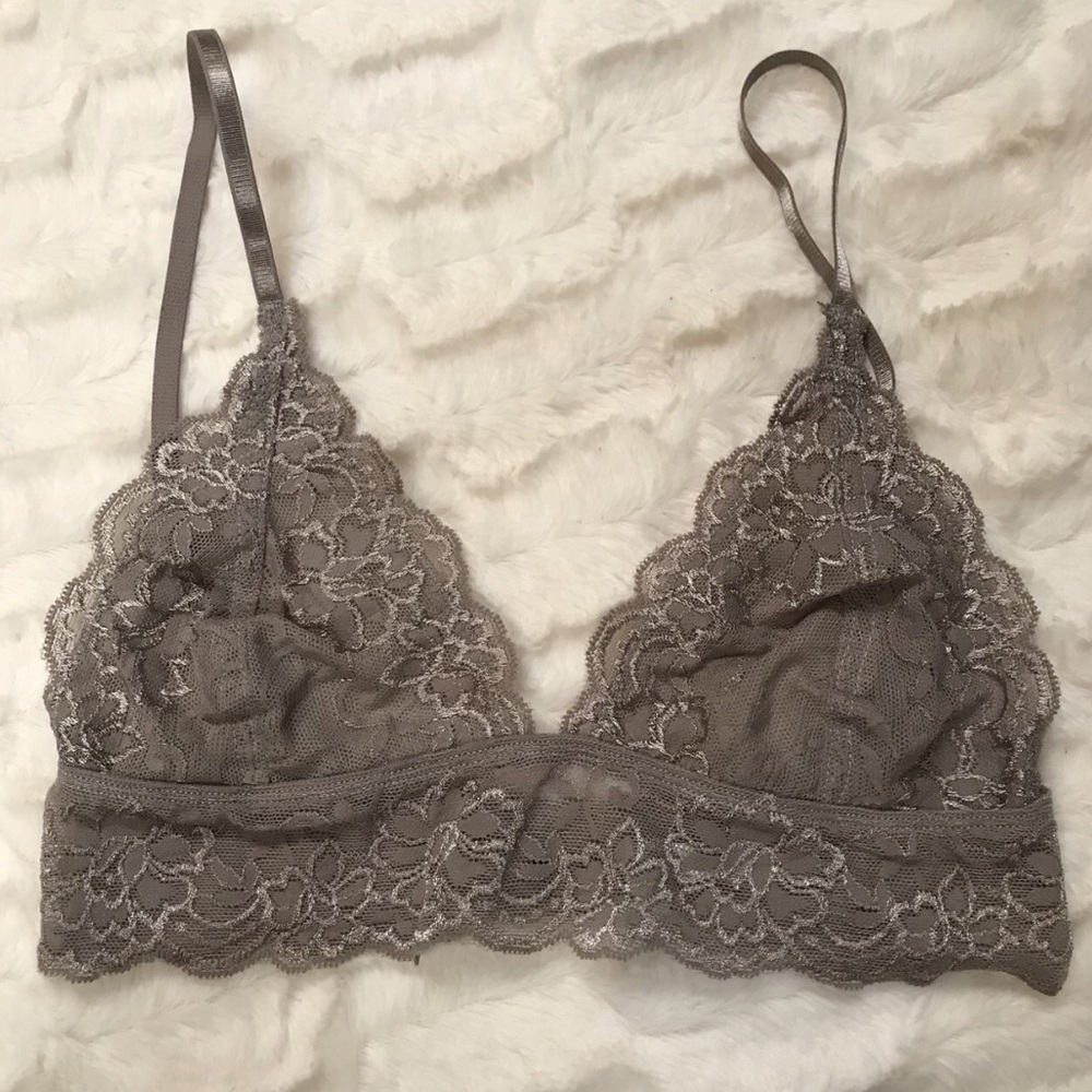 Harbor gray bralette